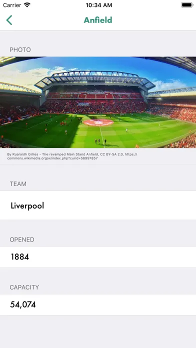 Capturas de tela do The 92 - Away Day Tracker
