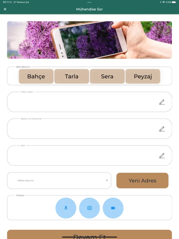 Zrzuty ekranu Topprak iPad 