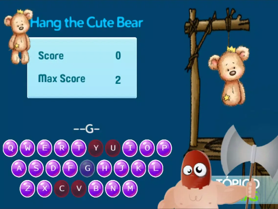 Hang the Cutest Bear iPad  स्क्रीनशॉट