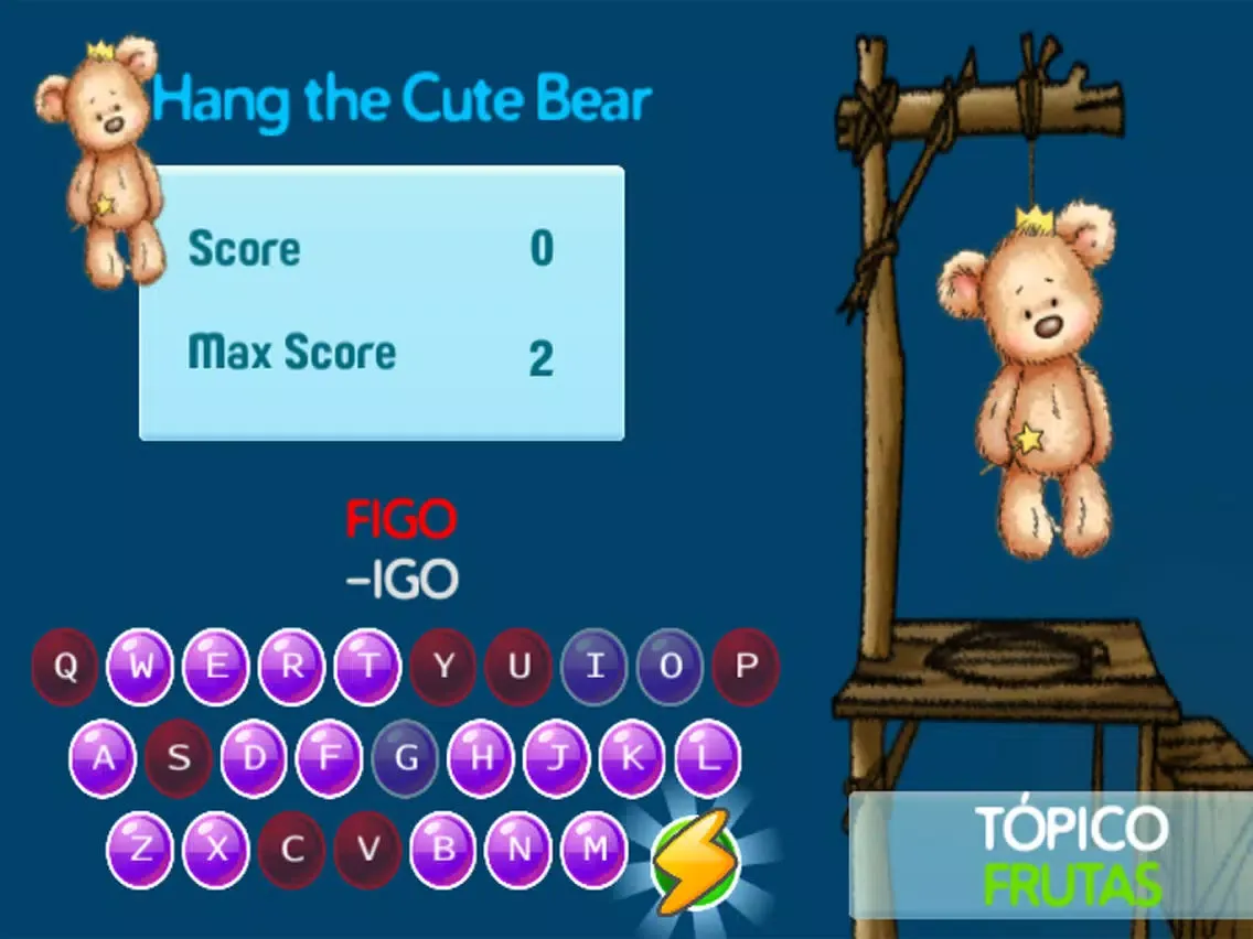 Hang the Cutest Bear iPad  स्क्रीनशॉट