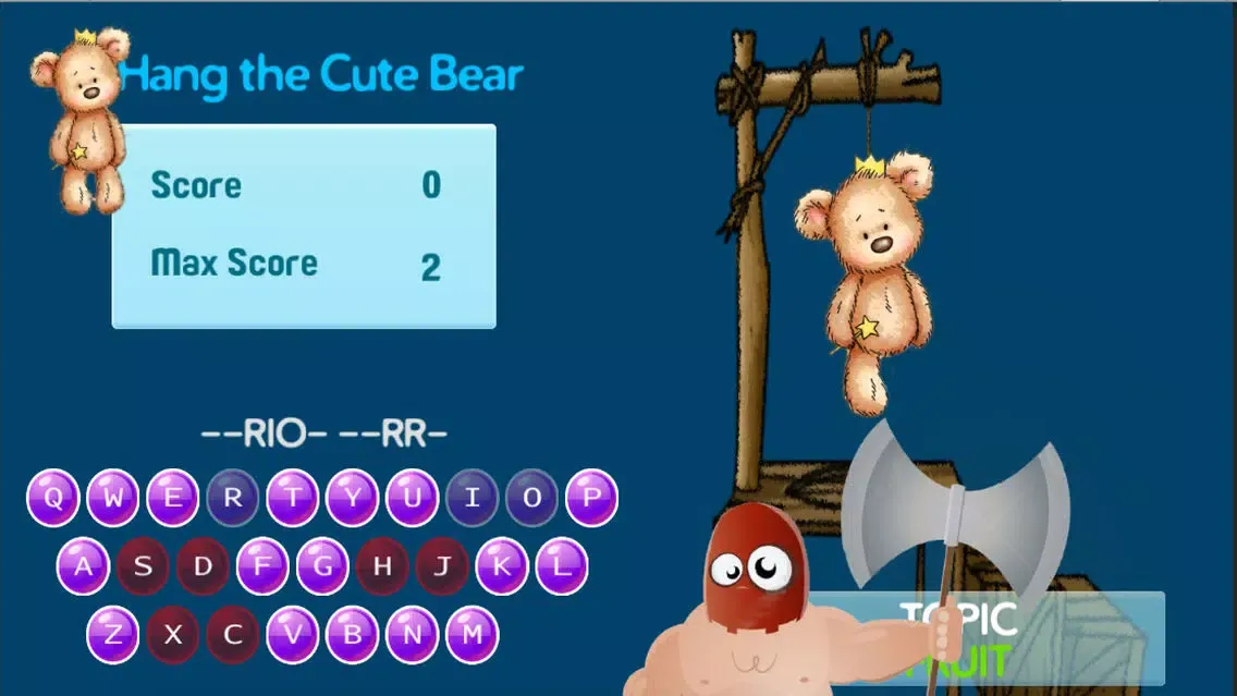 Hang the Cutest Bear स्क्रीनशॉट