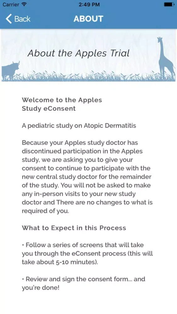 Ảnh chụp màn hình của My APPLES Study