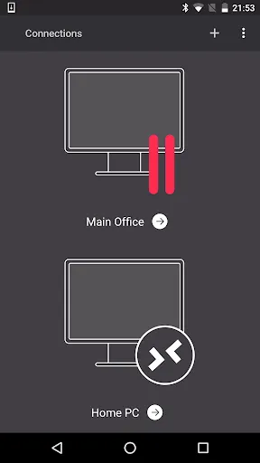 Screenshot di Parallels Client