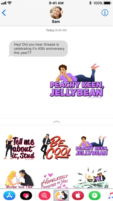 Official Grease Stickers应用截图