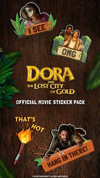 Capturas de tela do Dora Movie Sticker Pack