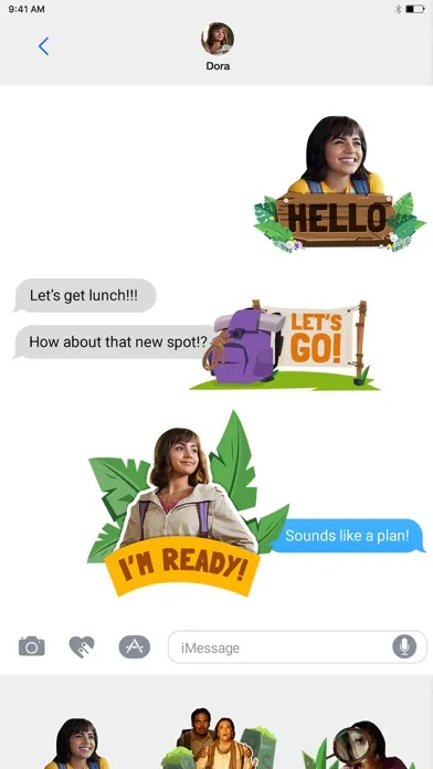 Capturas de tela do Dora Movie Sticker Pack