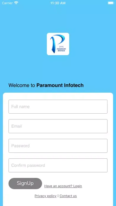 Paramount infotech应用截图