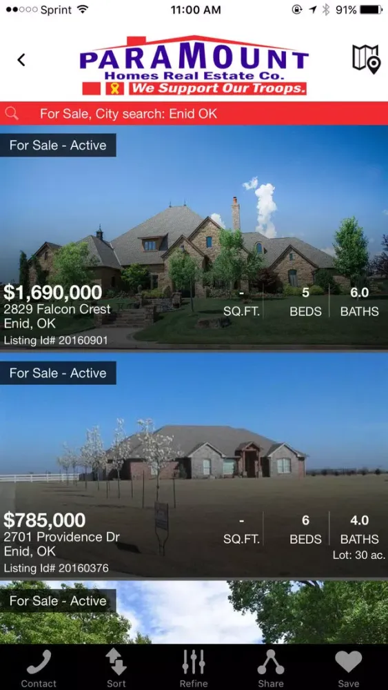 Paramount Homes Real Estate Co应用截图