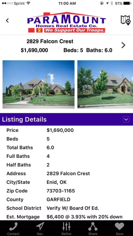 Paramount Homes Real Estate Co应用截图