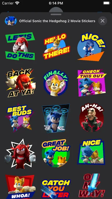 Screenshot di Sonic 2 Movie Stickers