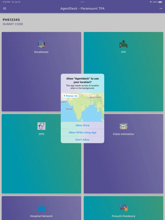 ภาพหน้าจอของ AgentDeck - Paramount TPA iPad 