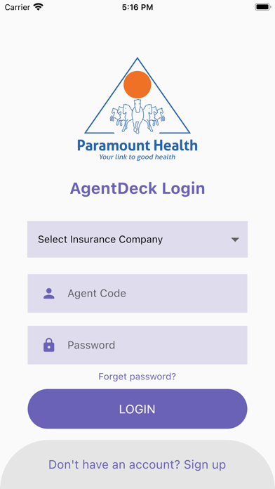 Zrzuty ekranu AgentDeck - Paramount TPA