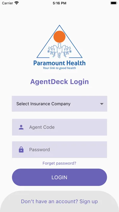 ภาพหน้าจอของ AgentDeck - Paramount TPA