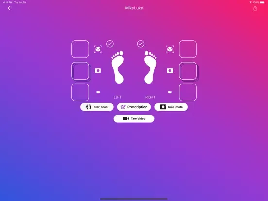 تصاویر My Orthotic App iPad 