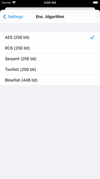 Paranoia File Encryption Lite应用截图