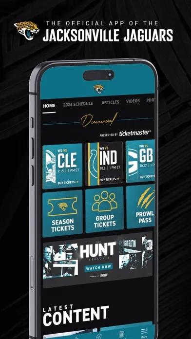 Captures d'écran de Official Jacksonville Jaguars