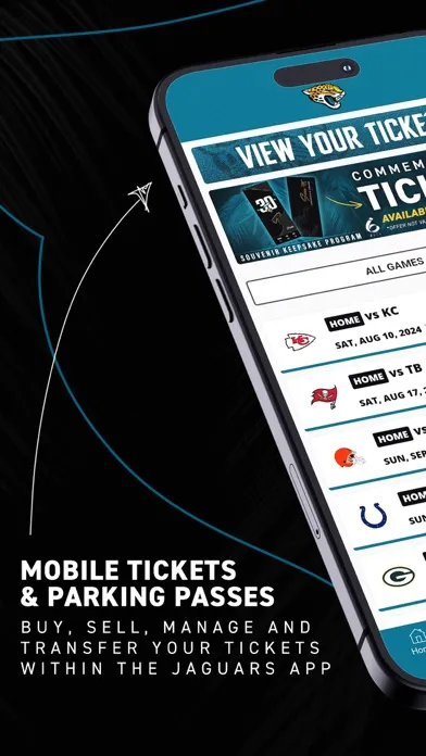 Captures d'écran de Official Jacksonville Jaguars