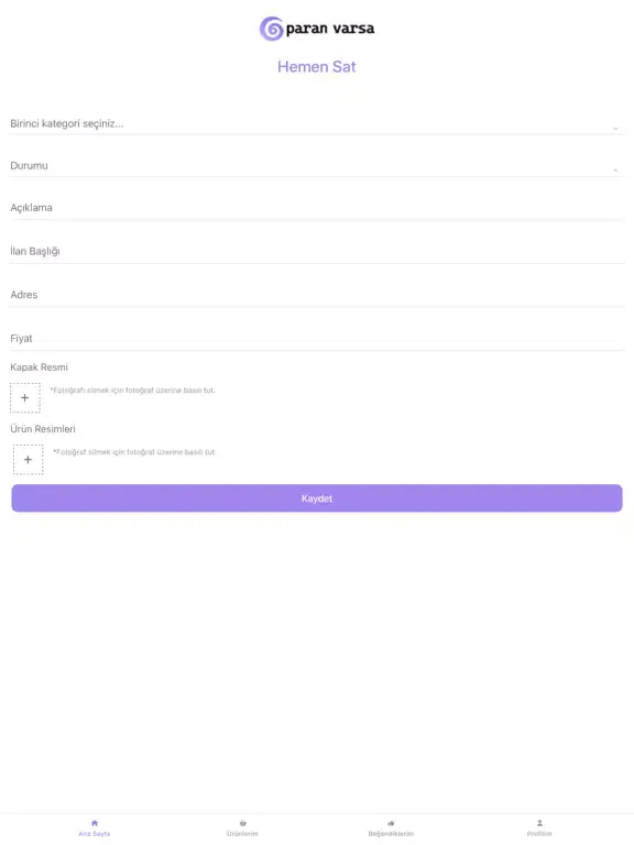 ParamVarsa iPad  Screenshots