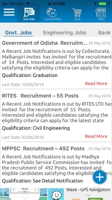 Free Jobs News سکرین شاٹس
