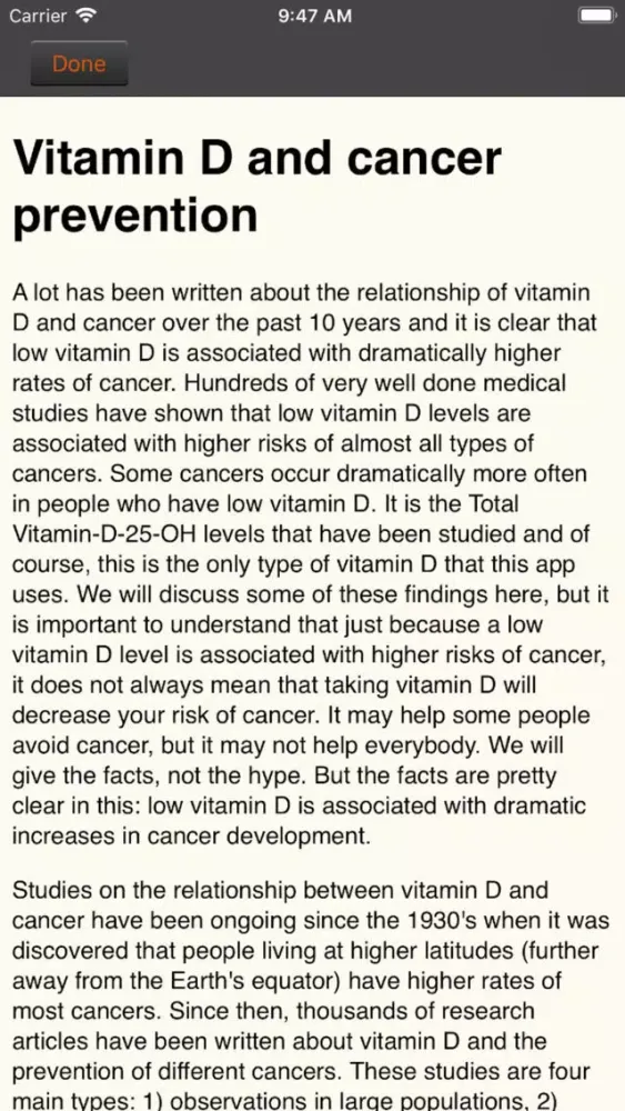 Vitamin-D Pro 스크린샷