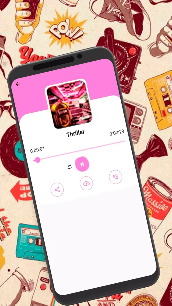 Tangkapan skrin Ringtones Music Oldies