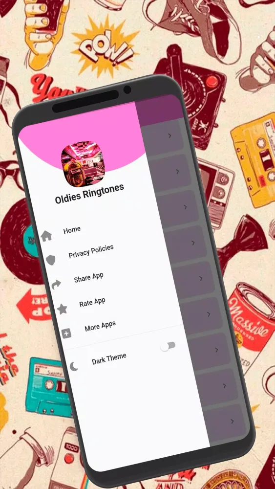 Tangkapan skrin Ringtones Music Oldies
