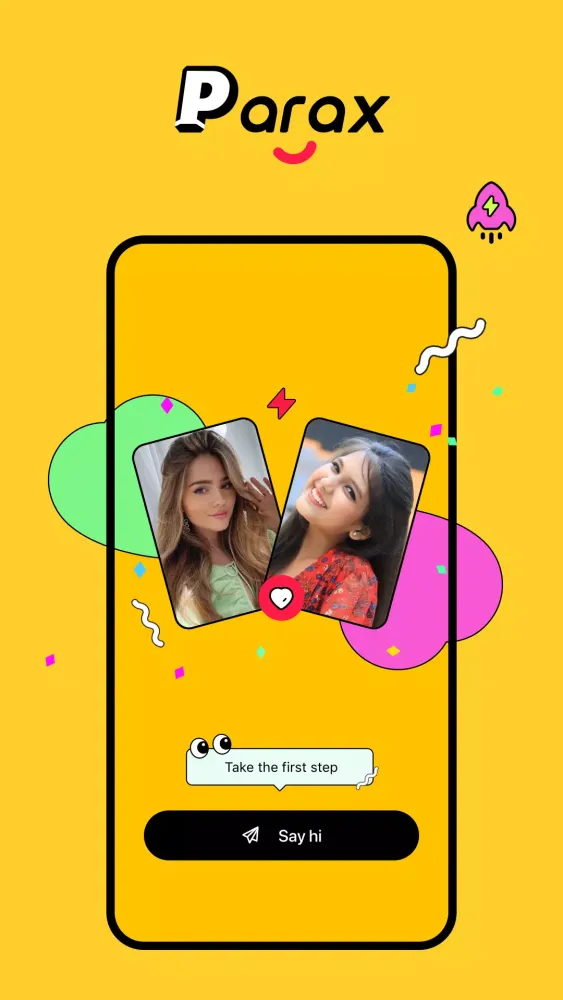 Tangkapan layar ParaX lite: 1v1 video chat