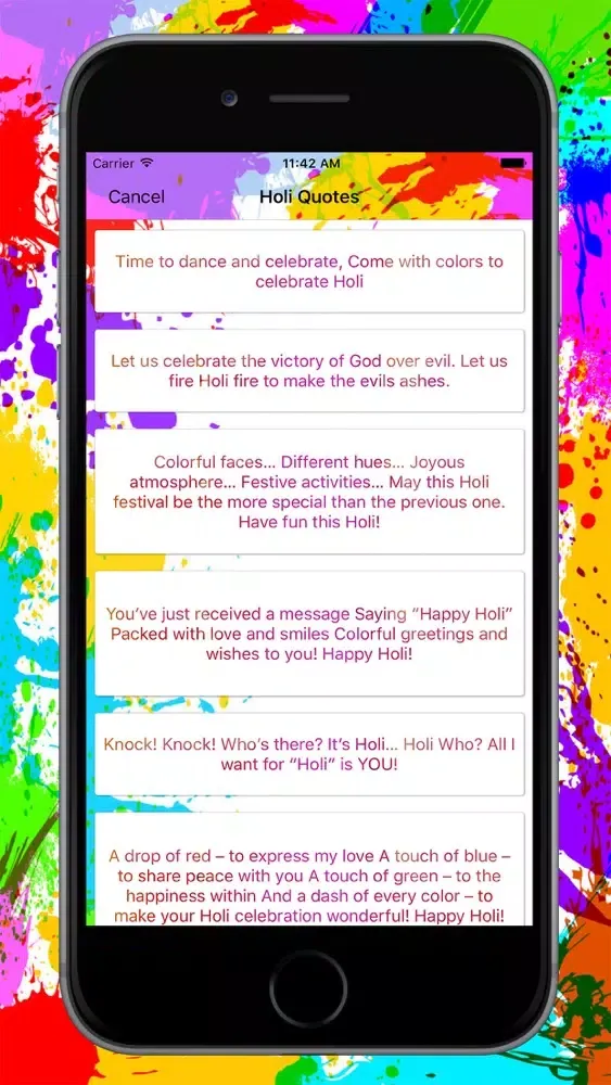 Holi Quotes Screenshots