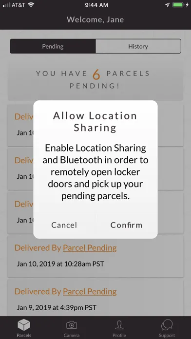 Smart Home Locker Ekran Görüntüleri