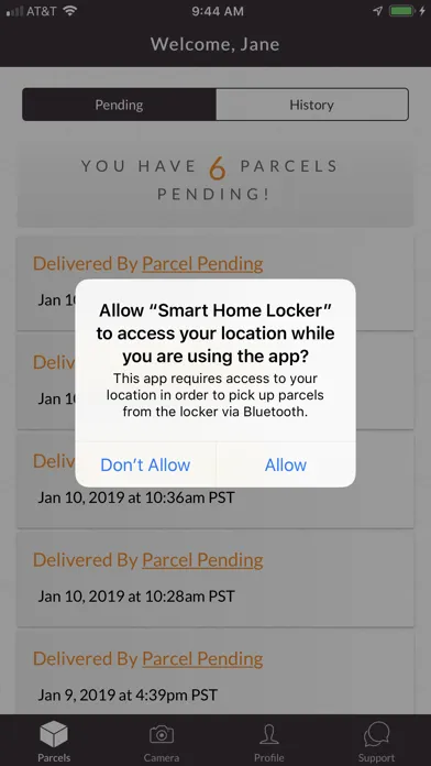 Smart Home Locker Ekran Görüntüleri