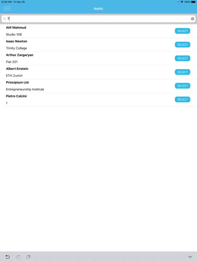 Parcel Tracker iPad  Ekran Görüntüleri