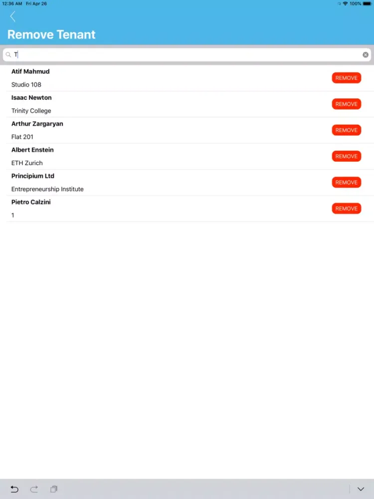 Parcel Tracker iPad  Ekran Görüntüleri