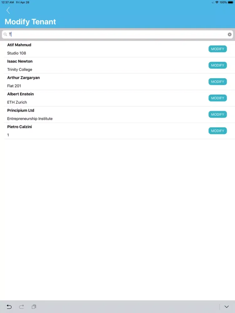 Parcel Tracker iPad  Ekran Görüntüleri