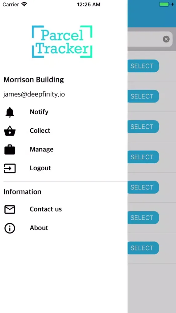 Parcel Tracker Ekran Görüntüleri