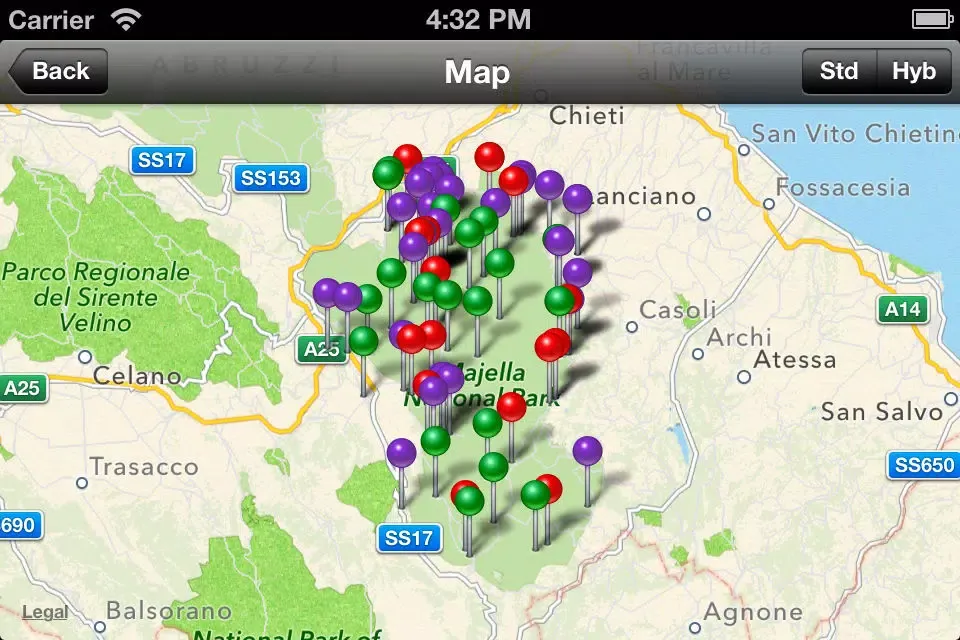 Captures d'écran de Majella National Park official guide - Abruzzo (Italy)