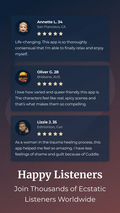 Cuddle: steamy erotic stories स्क्रीनशॉट
