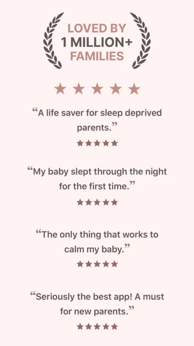 Capturas de tela do Baby sleep sounds by Easynap