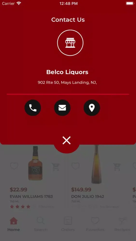 Ảnh chụp màn hình của Belco Liquors