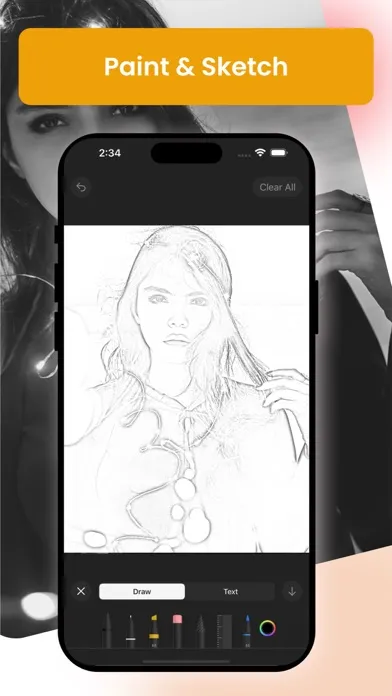 Capturas de tela do AR Drawing+