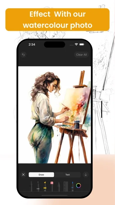 Capturas de tela do AR Drawing+