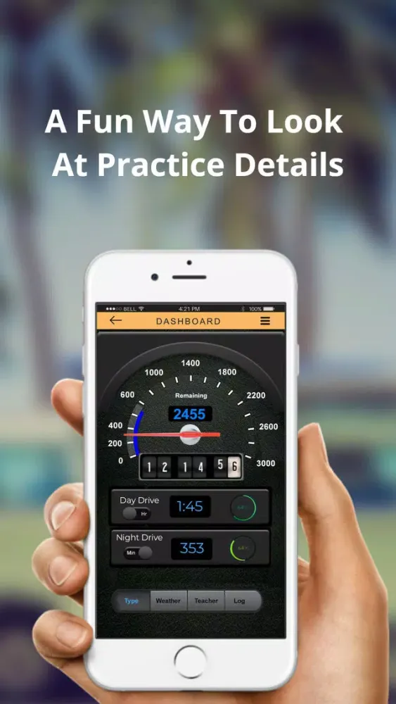 Student Driving Log With Timer Screenshots