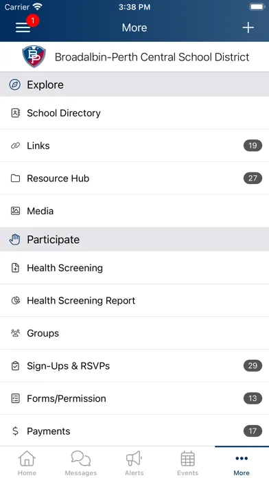 Broadalbin-Perth ParentSquare Screenshots
