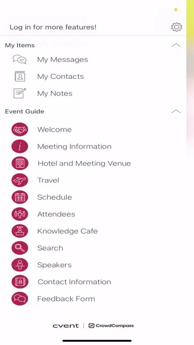 Captures d'écran de Parexel Meeting Services