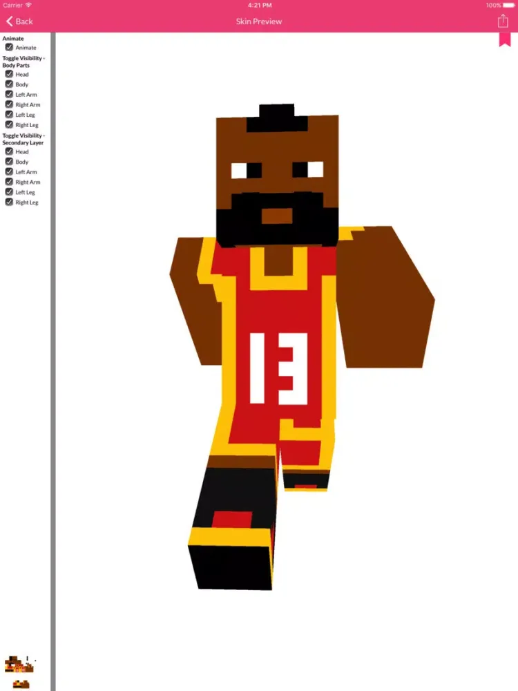 تصاویر Basketball Skins For Minecraft Edition iPad 