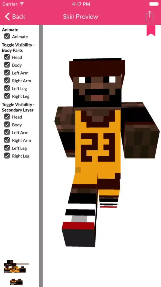 تصاویر Basketball Skins For Minecraft Edition