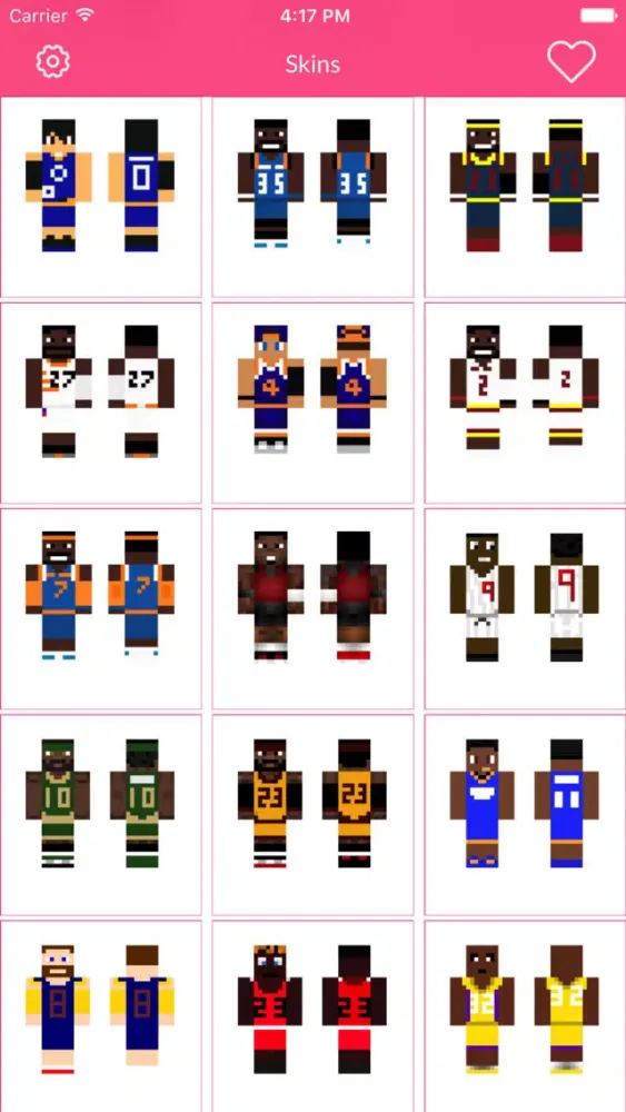 تصاویر Basketball Skins For Minecraft Edition
