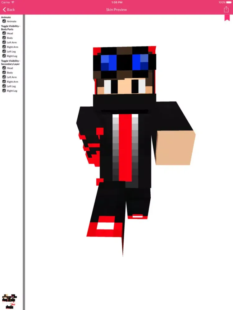 Diamond Edition Skins For Minecraft Edition iPad 應用截圖