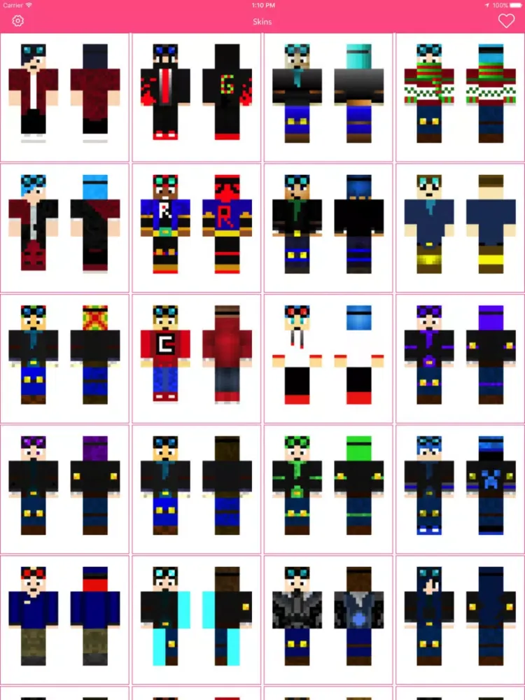 Diamond Edition Skins For Minecraft Edition iPad 應用截圖