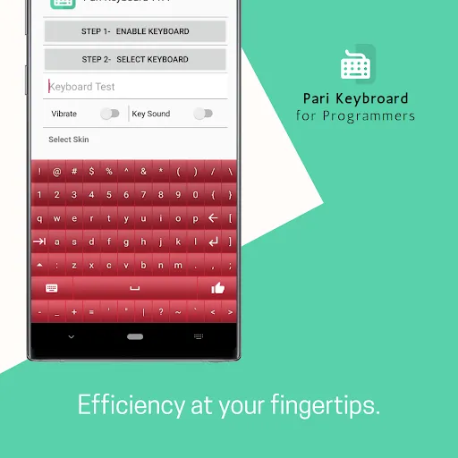 ภาพหน้าจอของ Pari Keyboard for Coding