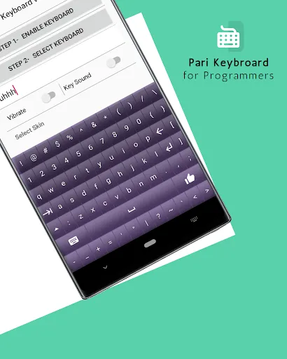 ภาพหน้าจอของ Pari Keyboard for Coding